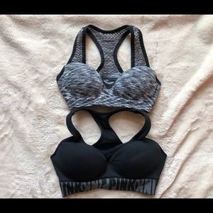 Victoria’s secret pink padded sports bras